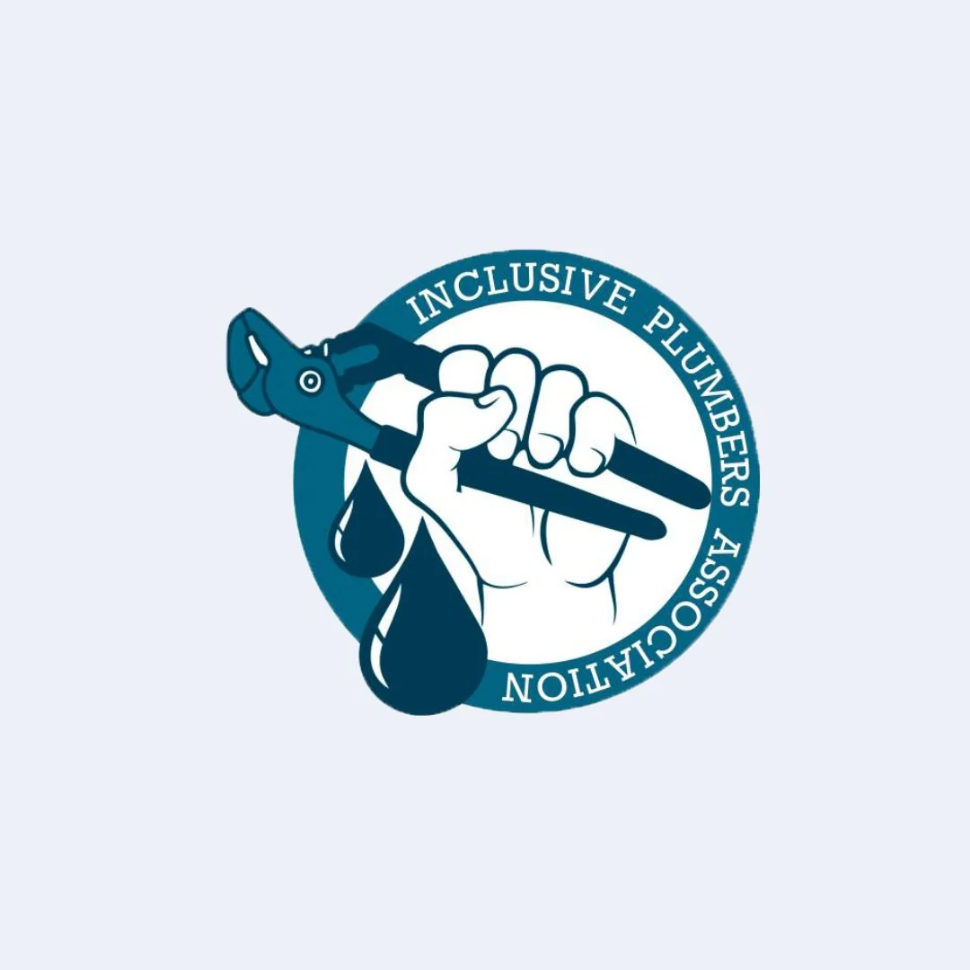 Article cover showing the Inclusive Plumbers Association emblem